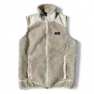 Patagonia Cream/tan Fleece Vest